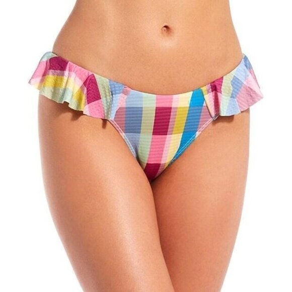 NWT Gianni Bini x Jess Southern Chain Ruffle 2 Pc. Bikini Set in Garden … - Picture 5 of 5